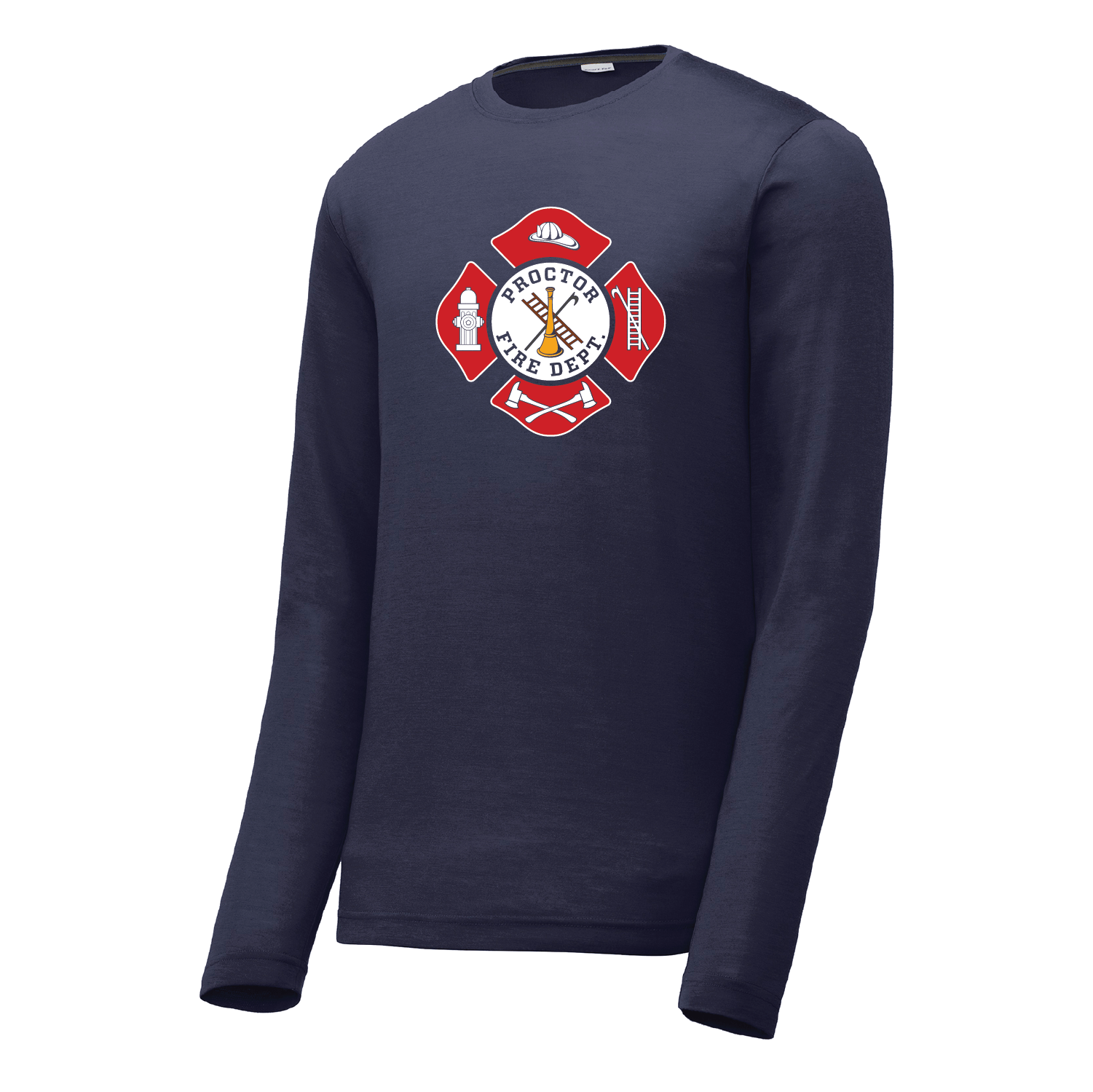 PFD Long Sleeve PosiCharge® Competitor™ Cotton Touch™ Tee - DSP On Demand