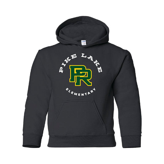 Pike Lake Elementary Logo Youth Hooded Sweatshirt - DSP On Demand