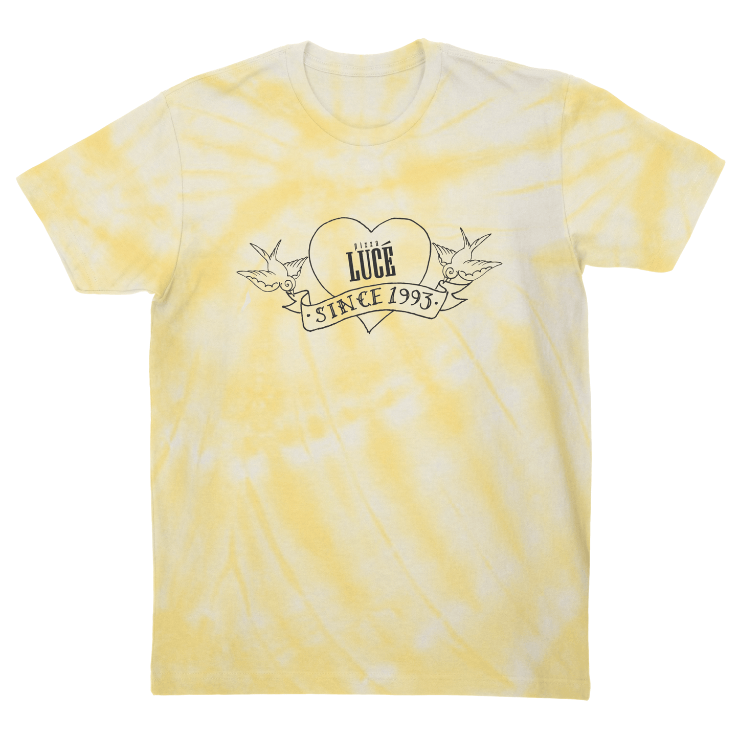Pizza Luce Cyclone Pinwheel Tie-Dyed T-Shirt - DSP On Demand