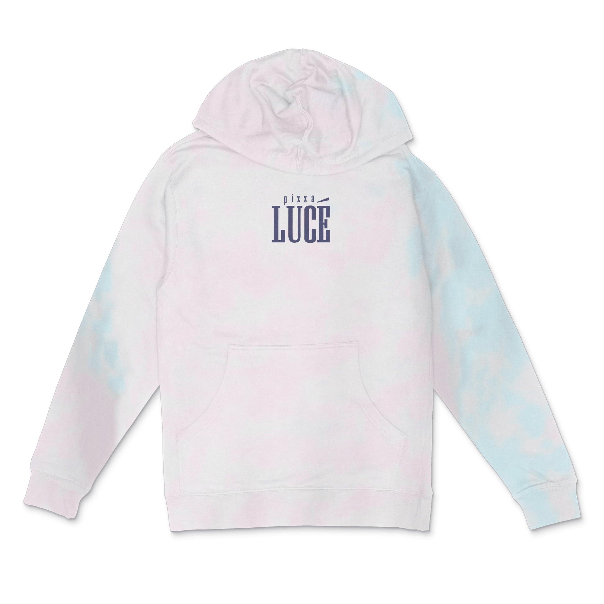 Pizza Luce Unisex Midweight Tie-Dyed Hooded Sweatshirt - DSP On Demand