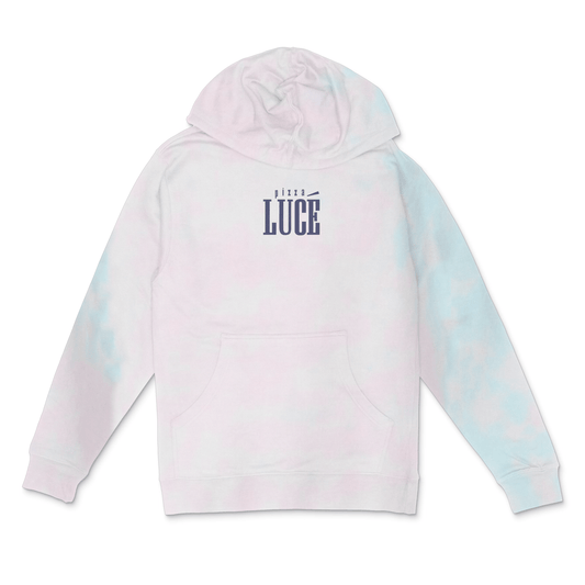 Pizza Luce Unisex Midweight Tie-Dyed Hooded Sweatshirt - DSP On Demand