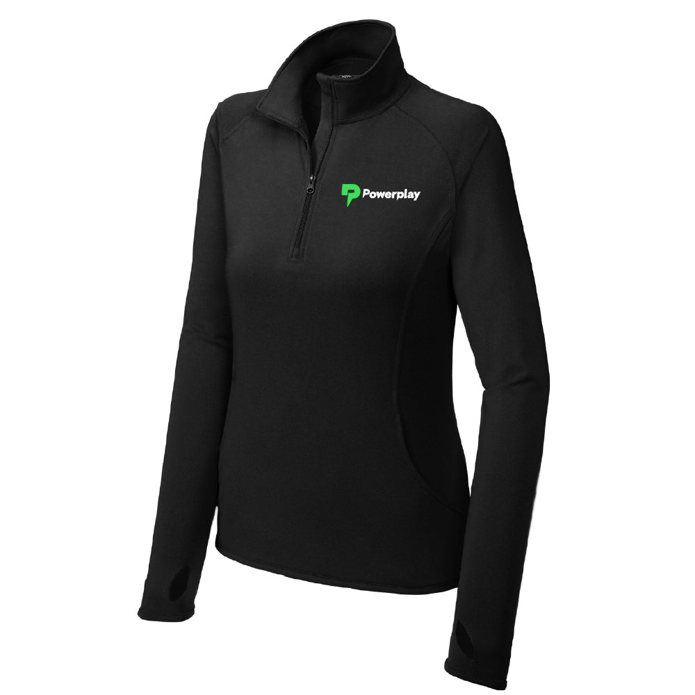 Powerplay Ladies Sport-Wick® Stretch 1/2-Zip Pullover - DSP On Demand