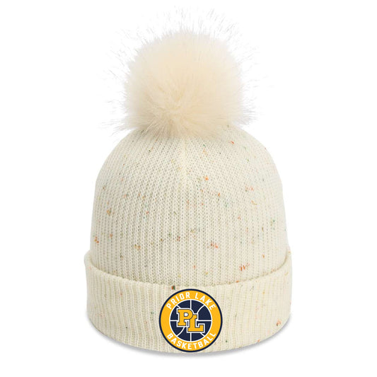Prior Lake Basketball The Montage Pom Cuffed Beanie - DSP On Demand