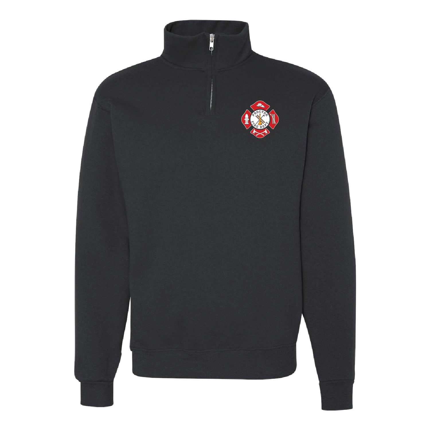 Proctor Fire Department Unisex 1/4 Zip Sweatshirt - DSP On Demand