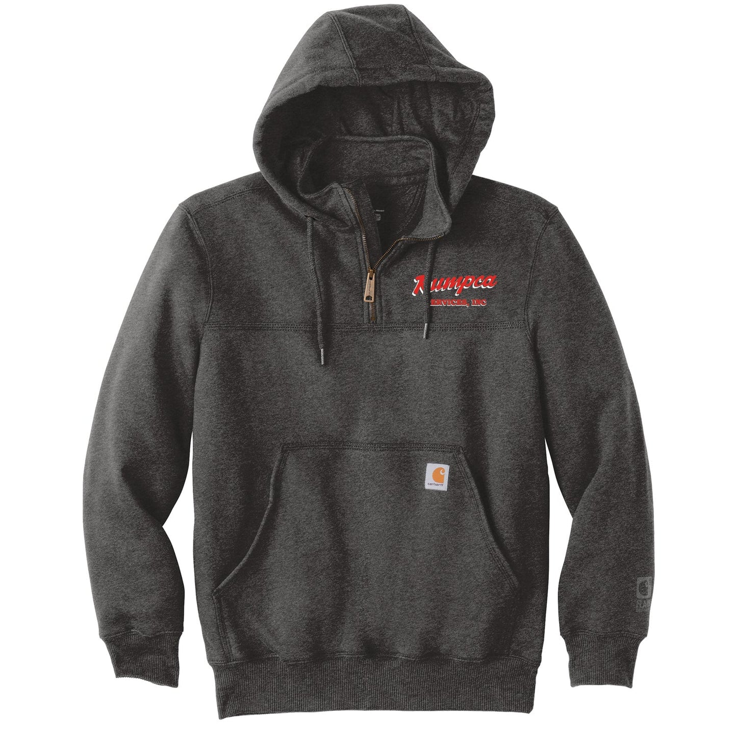 Rumpca Services Carhartt ® Rain Defender ® Paxton Heavyweight Hooded Zip Mock Sweatshirt - DSP On Demand