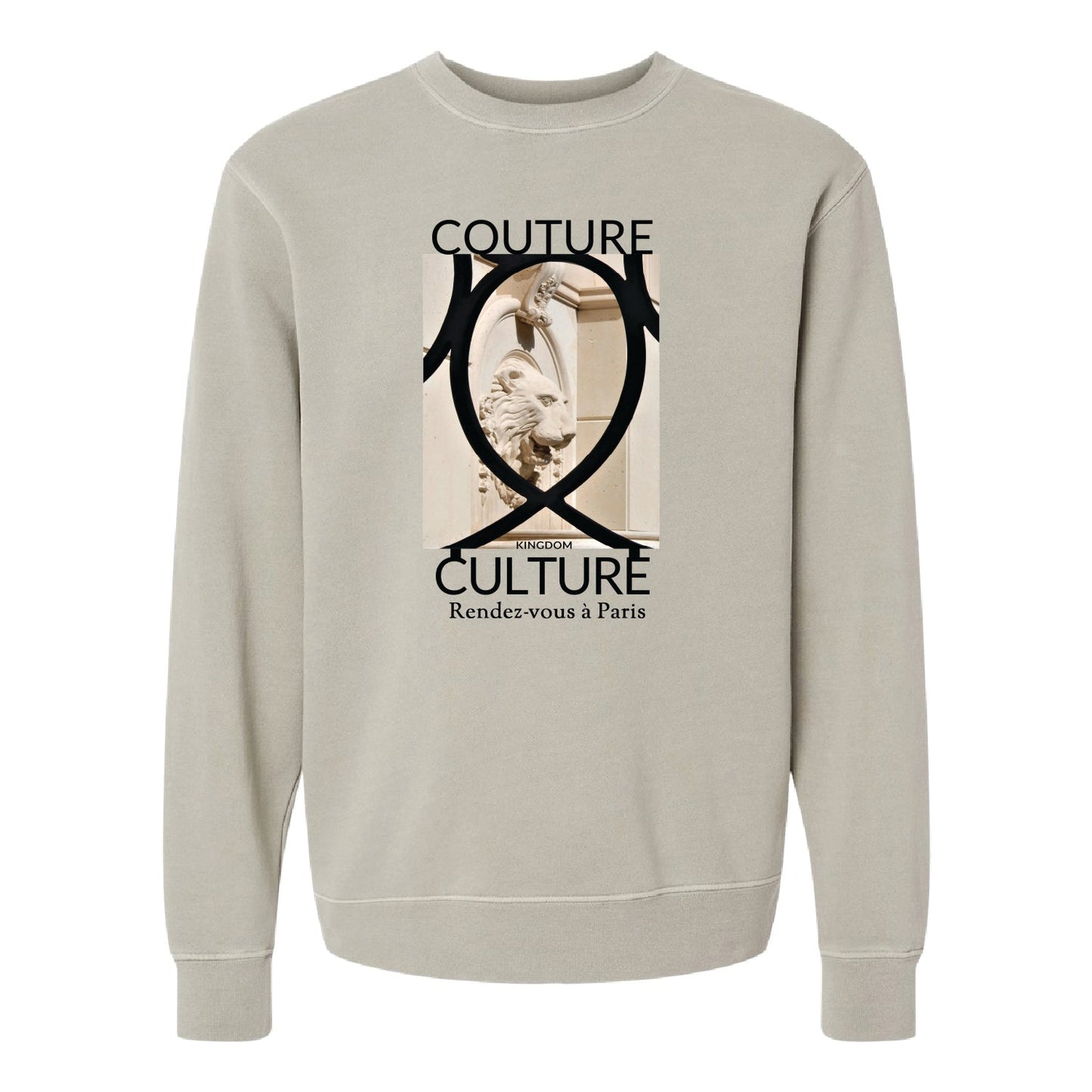 Scriptique Art Couture Culture Unisex Midweight Pigment-Dyed Crewneck Sweatshirt - DSP On Demand