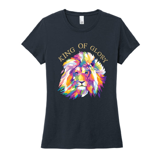 Scriptique Art King of Glory Women’s Perfect Tri ® Tee - DSP On Demand