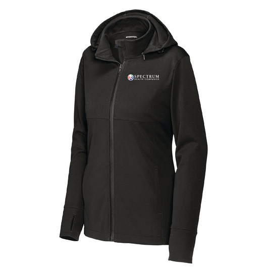 Spectrum Health Companies Ladies Hooded Soft Shell Jacket - DSP On Demand