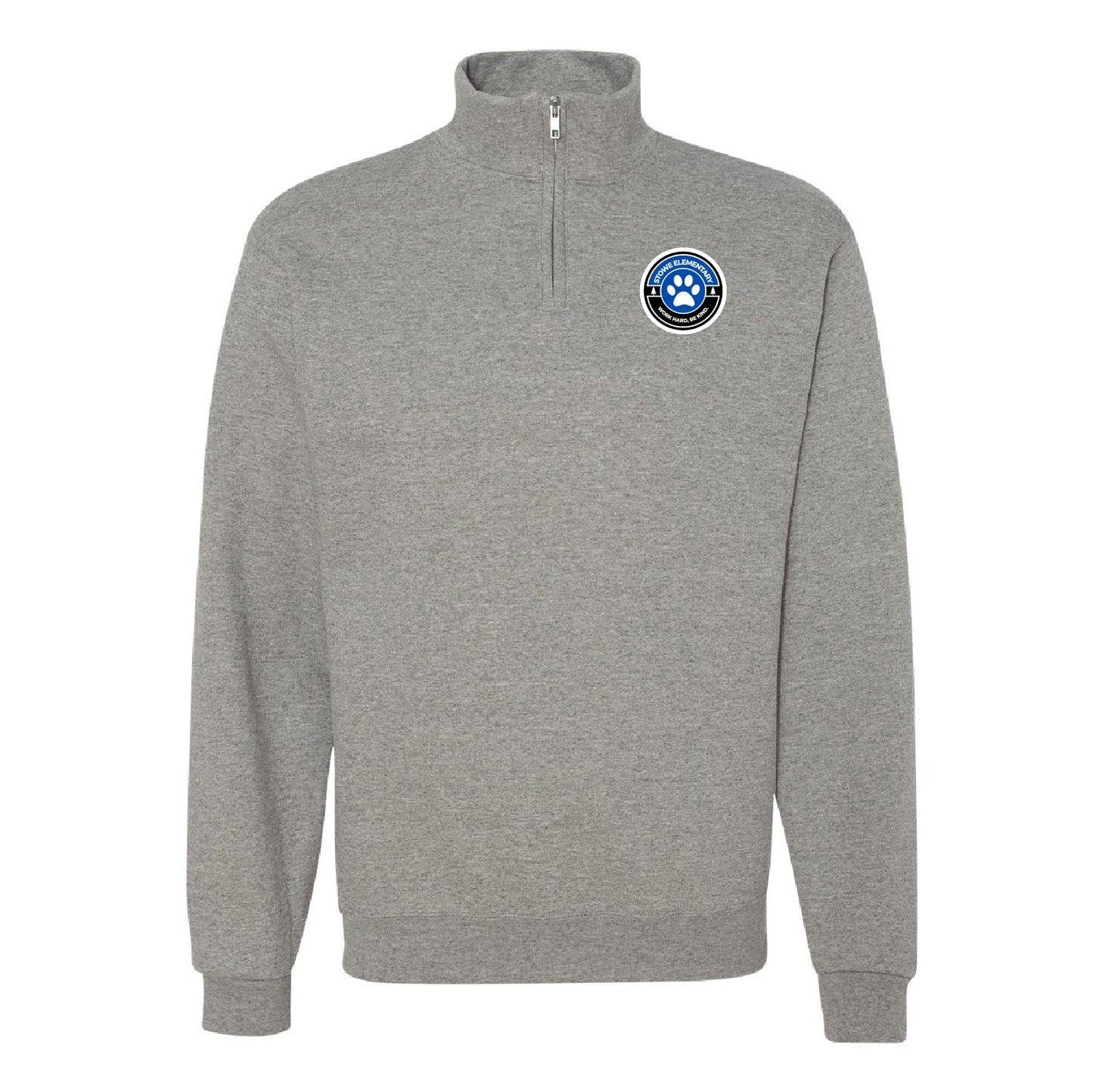 Stowe Elementary Adult NuBlend® Quarter-Zip Cadet Collar Sweatshirt - DSP On Demand