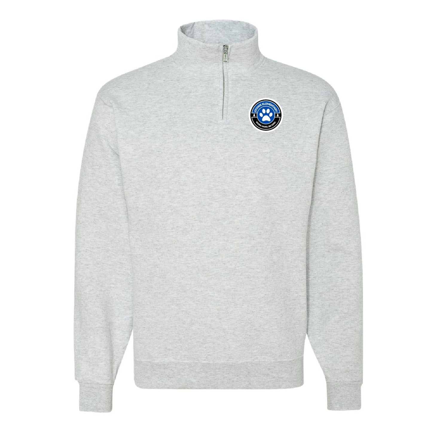 Stowe Elementary Adult NuBlend® Quarter-Zip Cadet Collar Sweatshirt - DSP On Demand