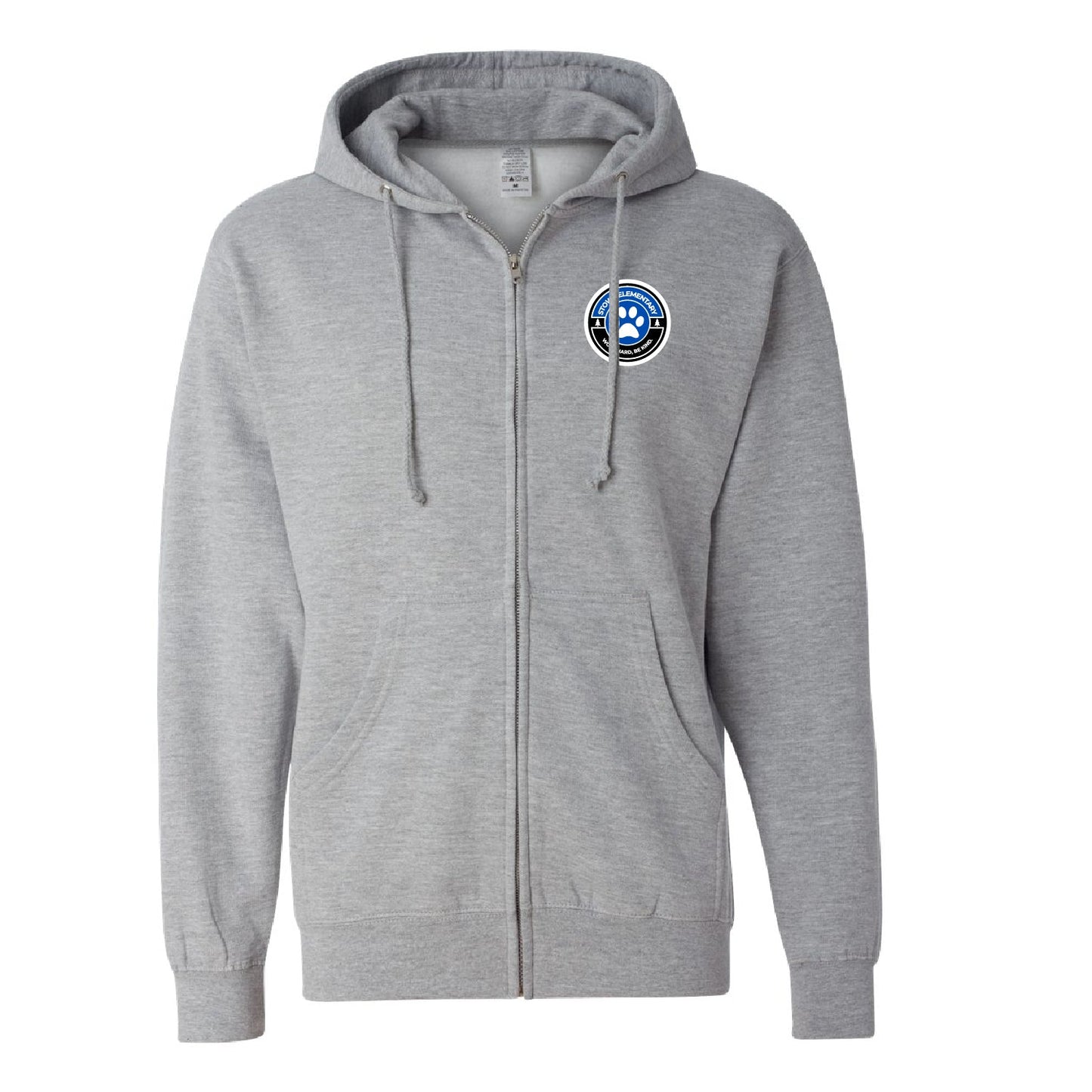 Stowe Elementary Midweight Full-Zip Hooded Sweatshir - DSP On Demand