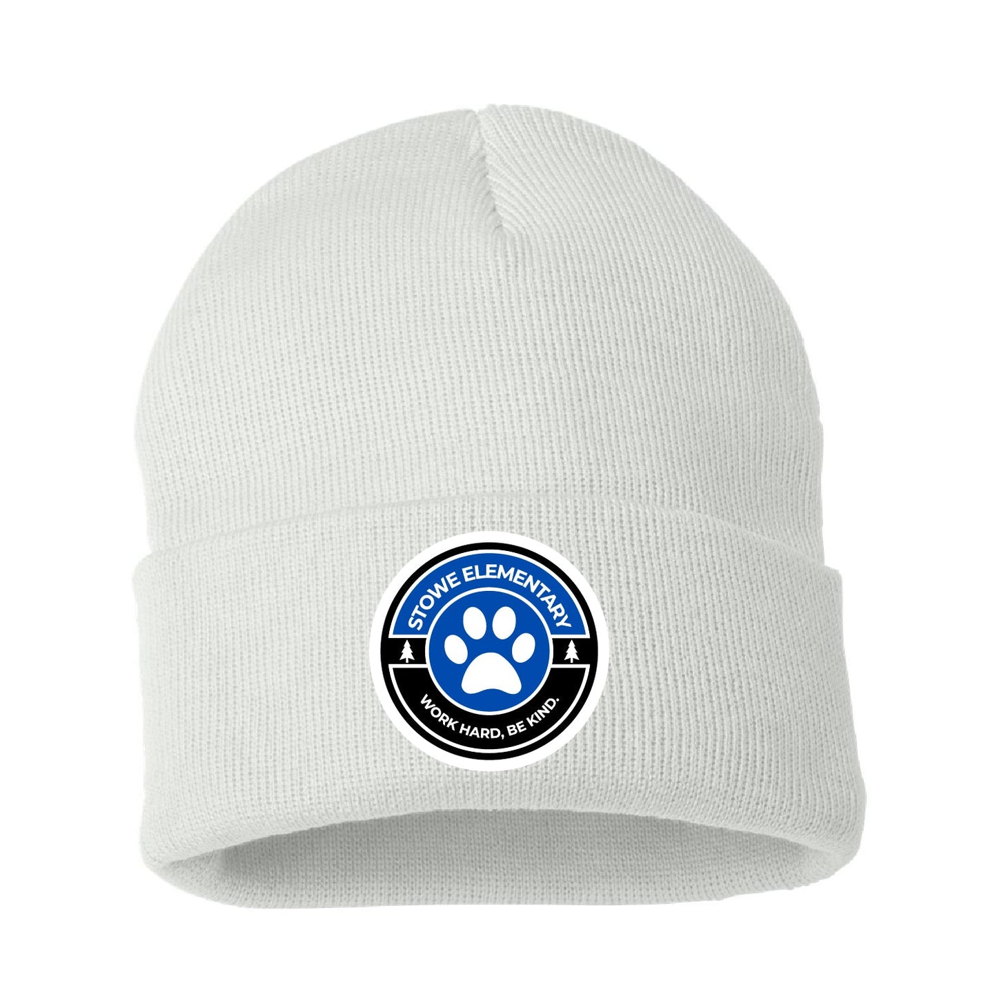 Stowe Elementary Solid 12" Cuffed Beanie - DSP On Demand