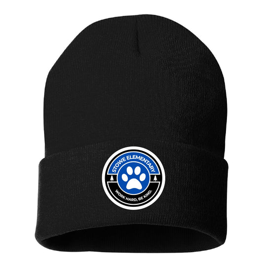 Stowe Elementary Solid 12" Cuffed Beanie - DSP On Demand