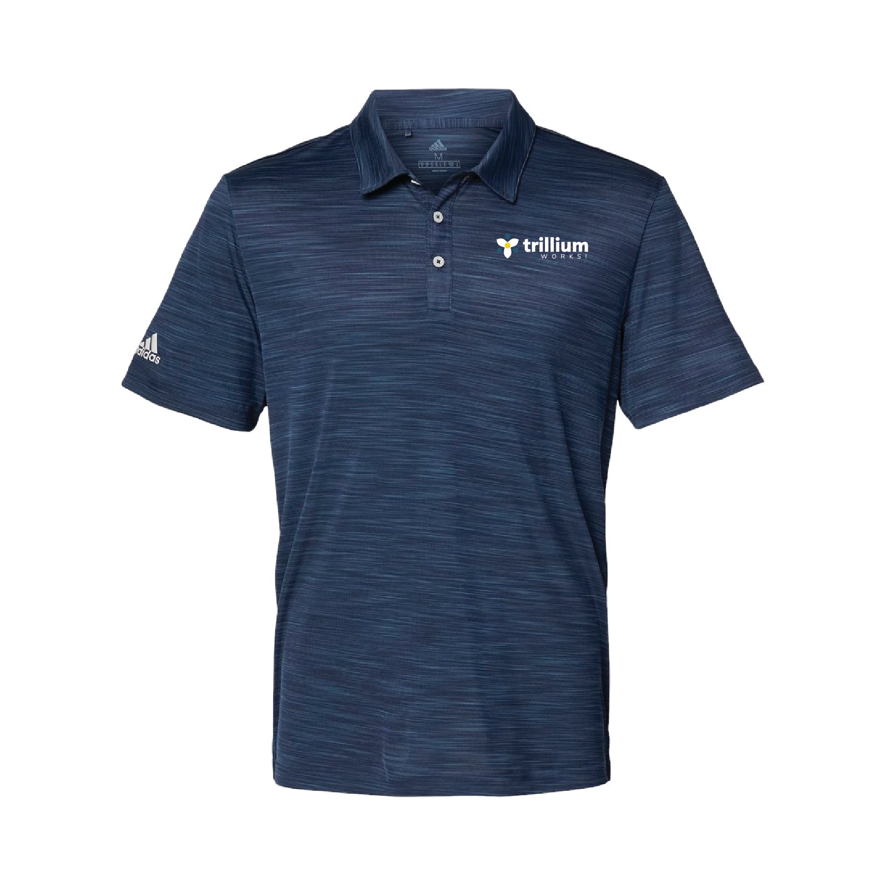 Trillium Works Adidas Mélange Polo - DSP On Demand