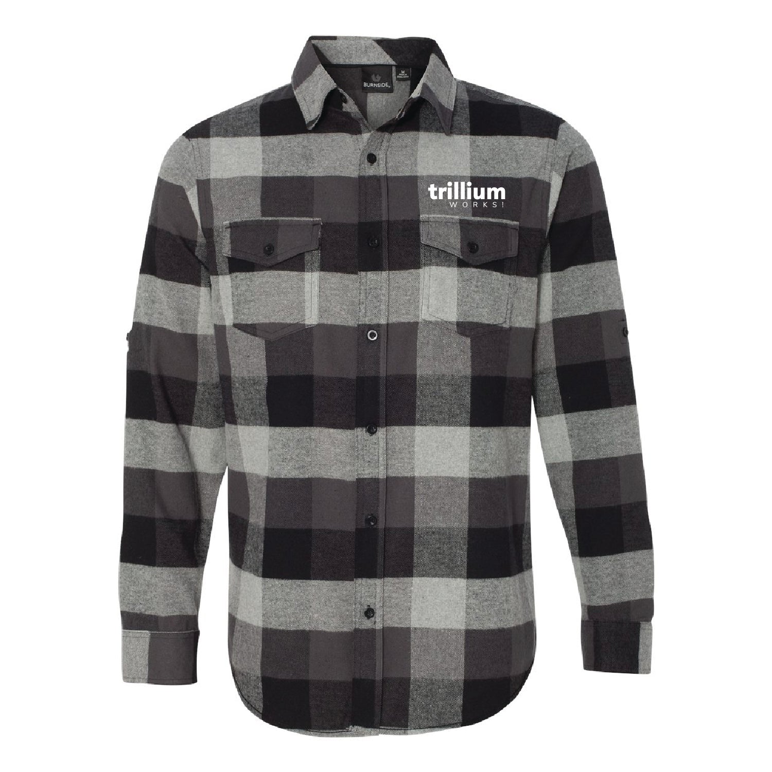 Trillium Works Yarn-Dyed Long Sleeve Flannel Shirt - DSP On Demand