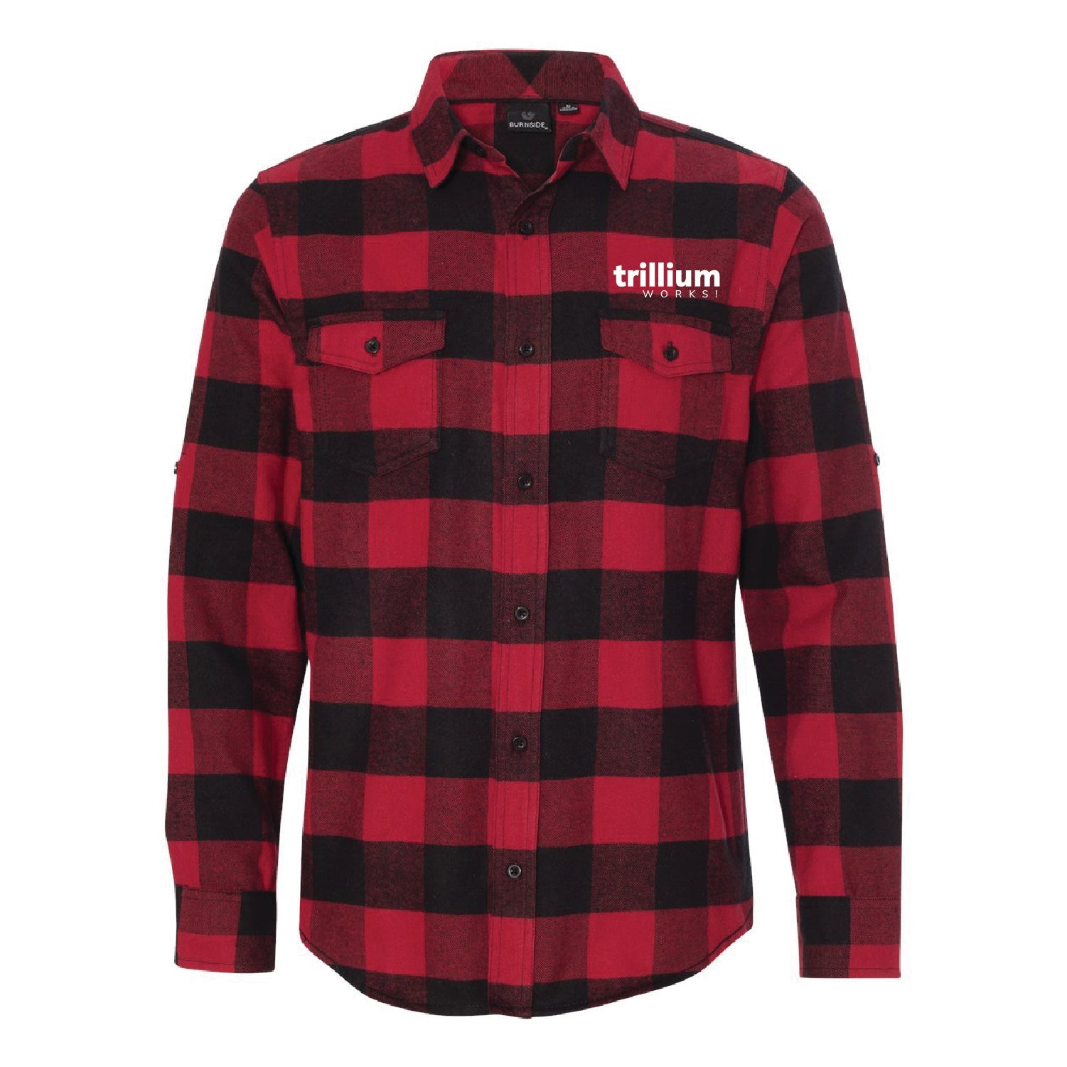 Trillium Works Yarn-Dyed Long Sleeve Flannel Shirt - DSP On Demand