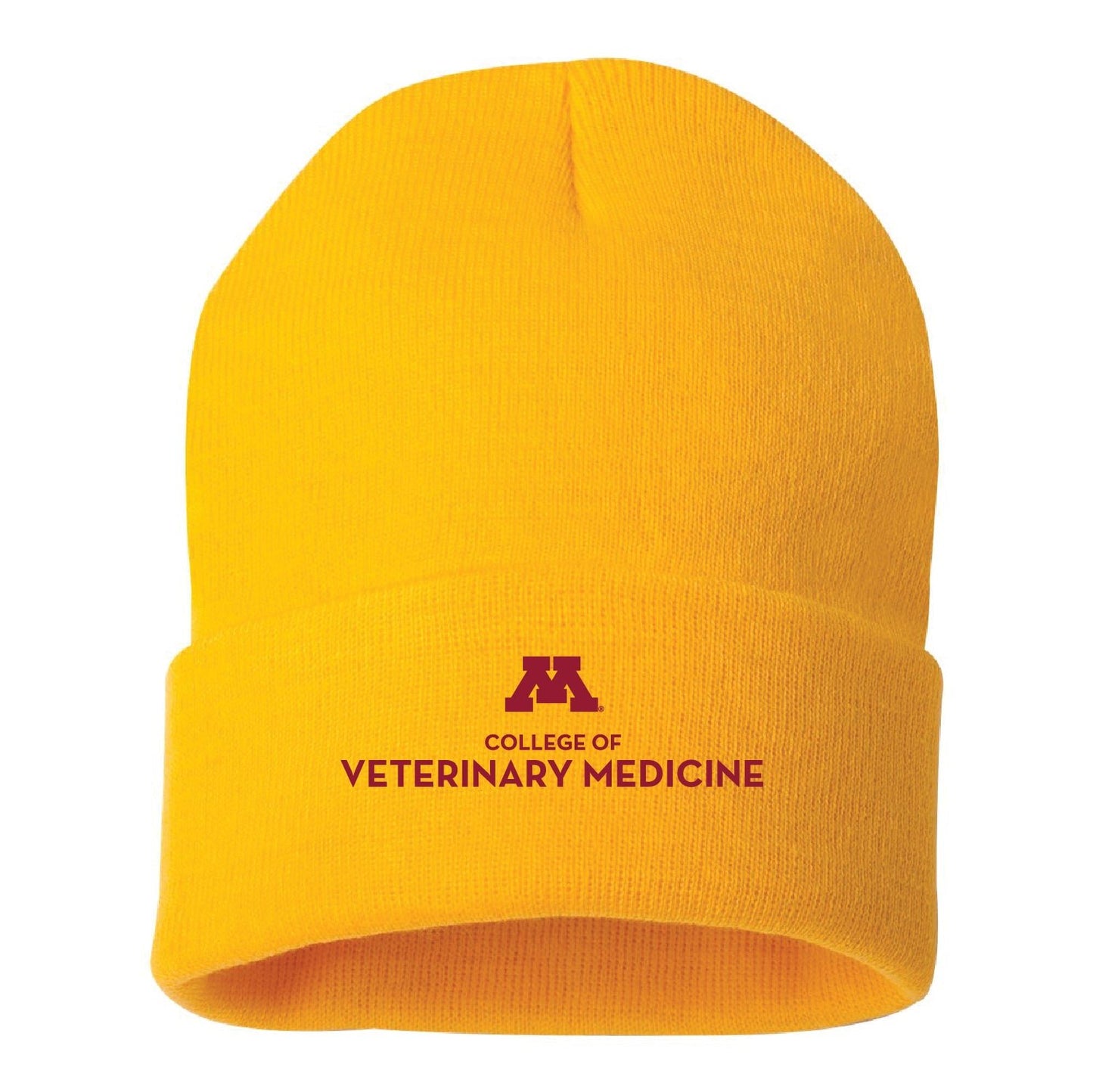U of M Vet Med Solid 12" Cuffed Beanie - DSP On Demand