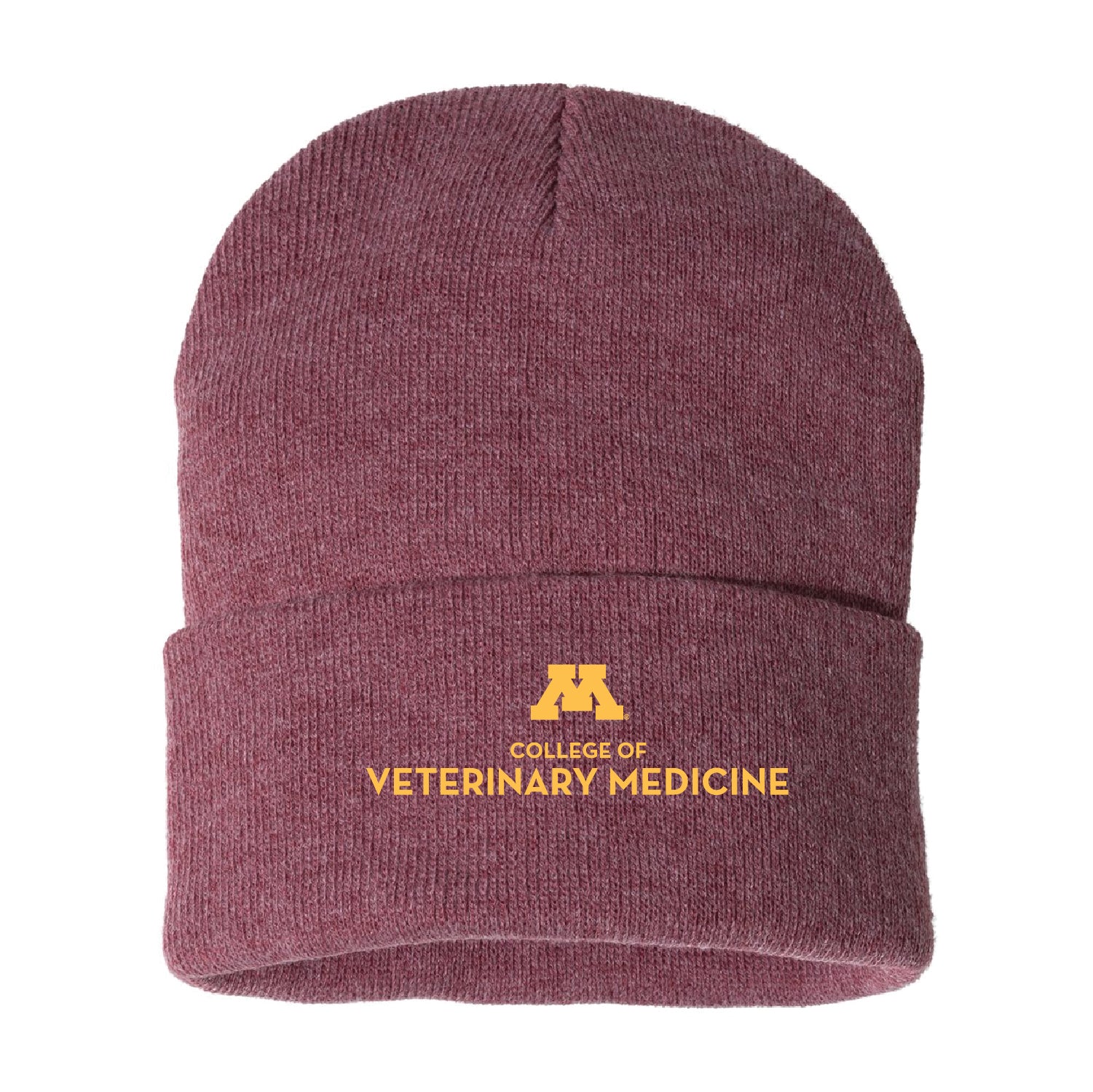 U of M Vet Med Solid 12" Cuffed Beanie - DSP On Demand