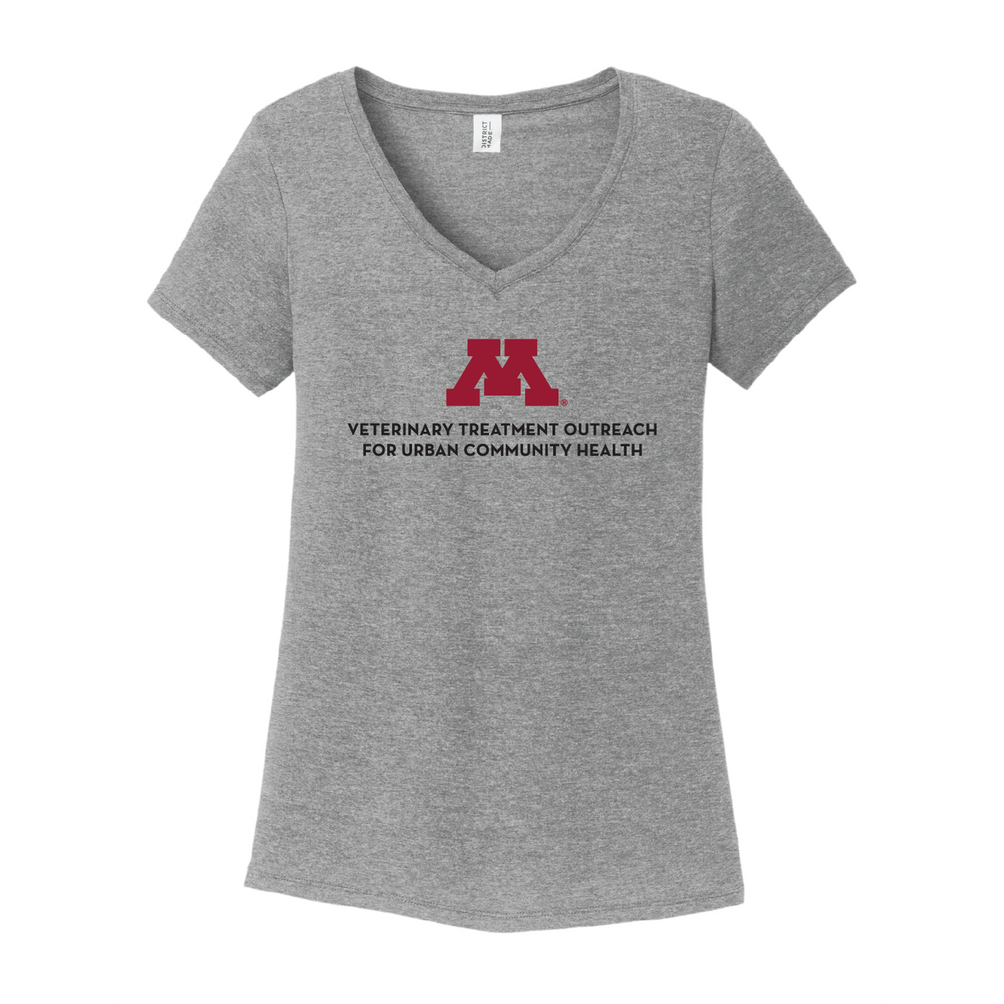 U of M VeTouch District ® Women’s Perfect Tri ® V-Neck Tee - DSP On Demand