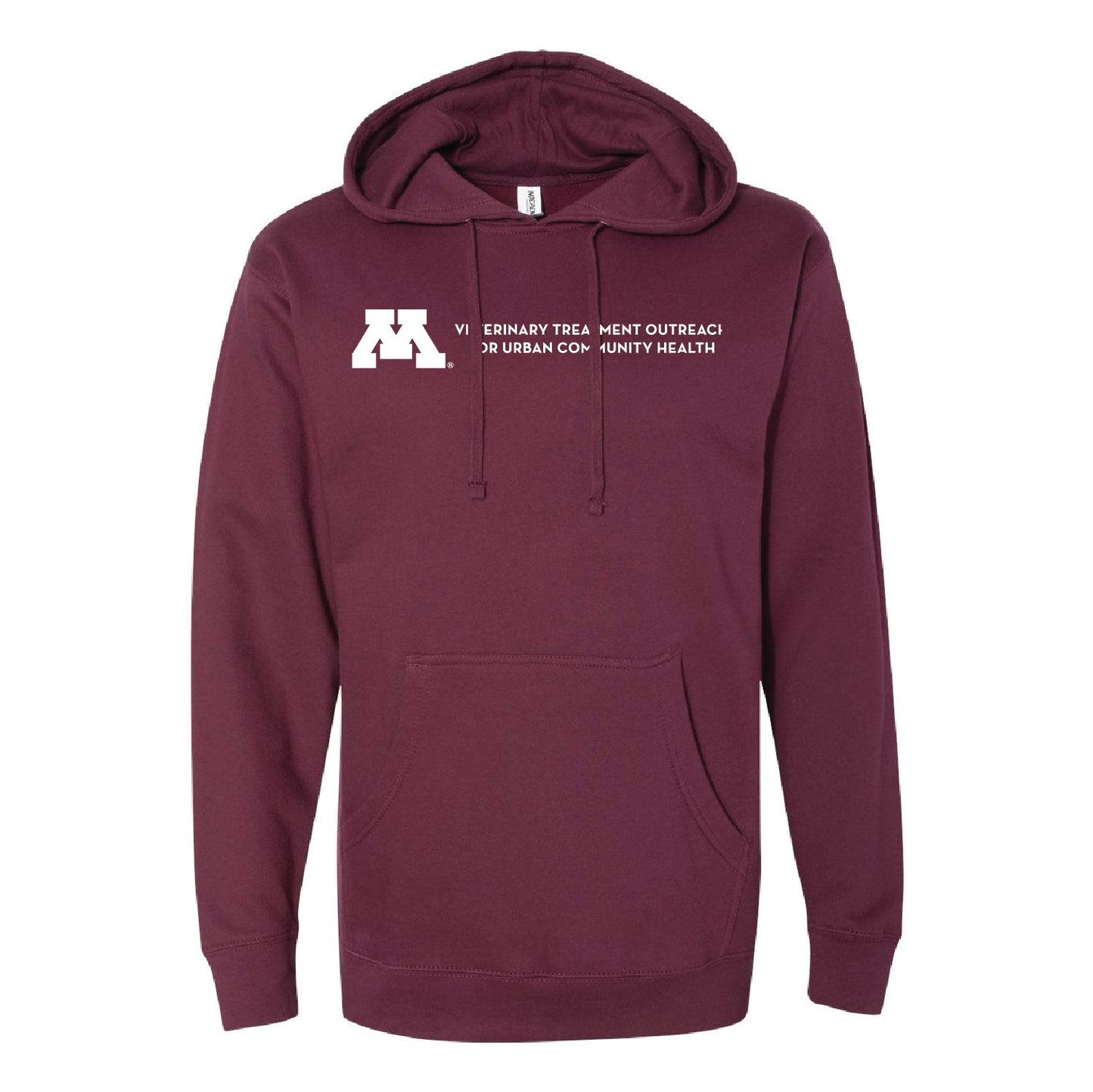 U of M VeTouch Unisex Midweight Hooded Sweatshirt - DSP On Demand