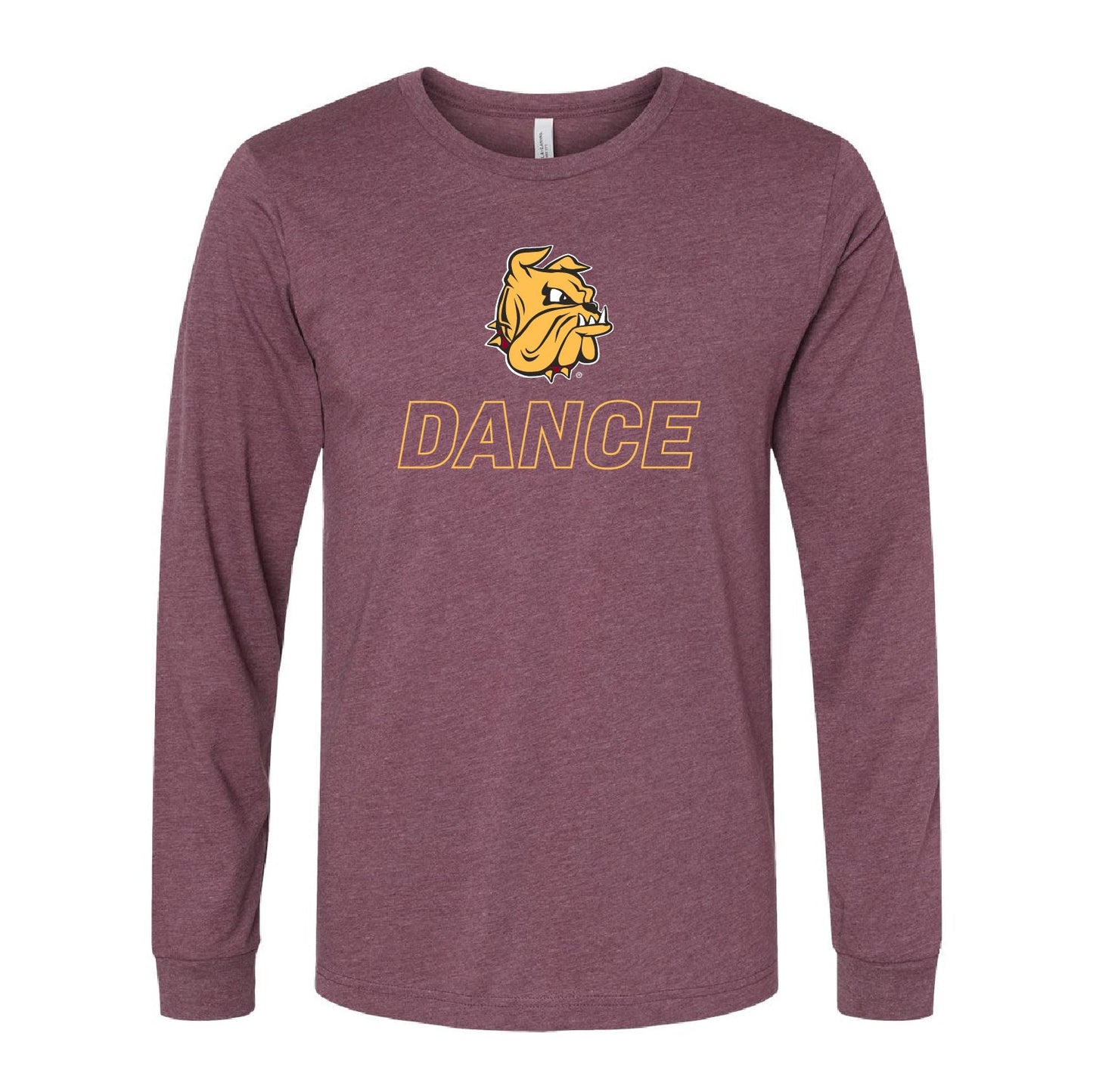 UMD Dance Team Unisex Heather CVC Long Sleeve Tee - DSP On Demand