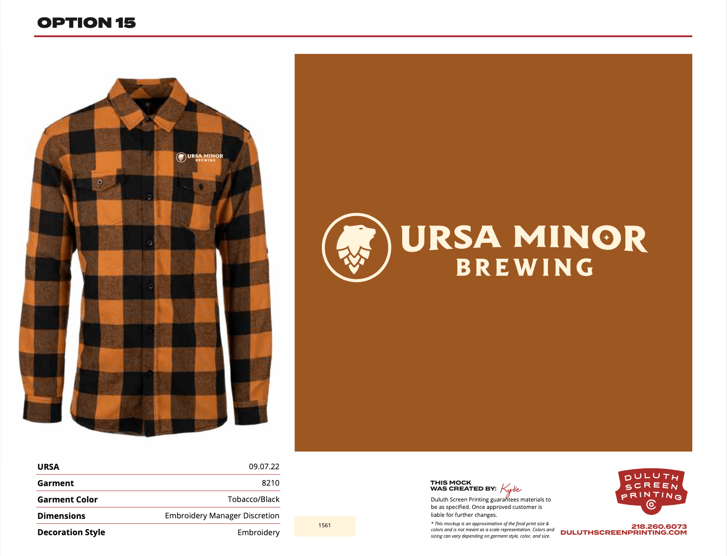 Ursa Burnside - Yarn-Dyed Long Sleeve Flannel Shirt - DSP On Demand