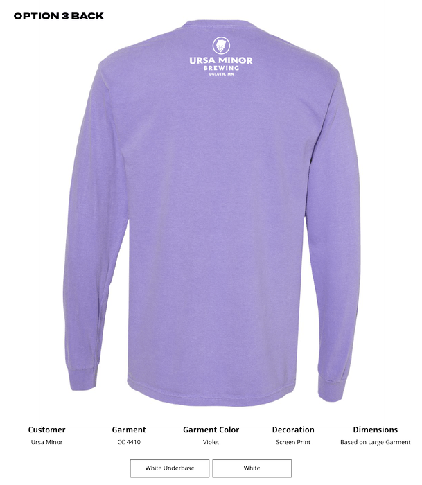 Ursa Comfort Colors Heavyweight Ring Spun Long Sleeve Pocket Tee - DSP On Demand
