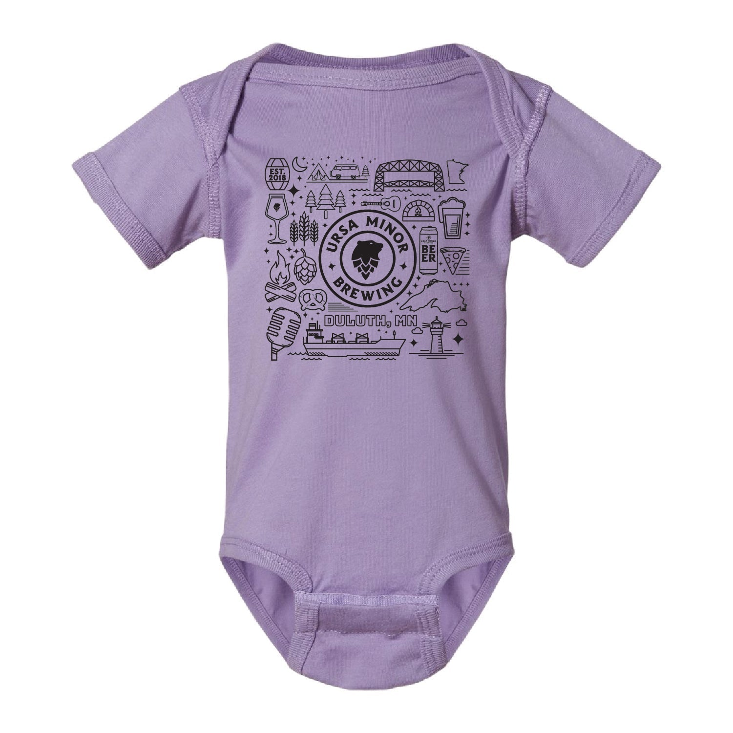 Ursa Infant Fine Jersey Bodysuit - DSP On Demand