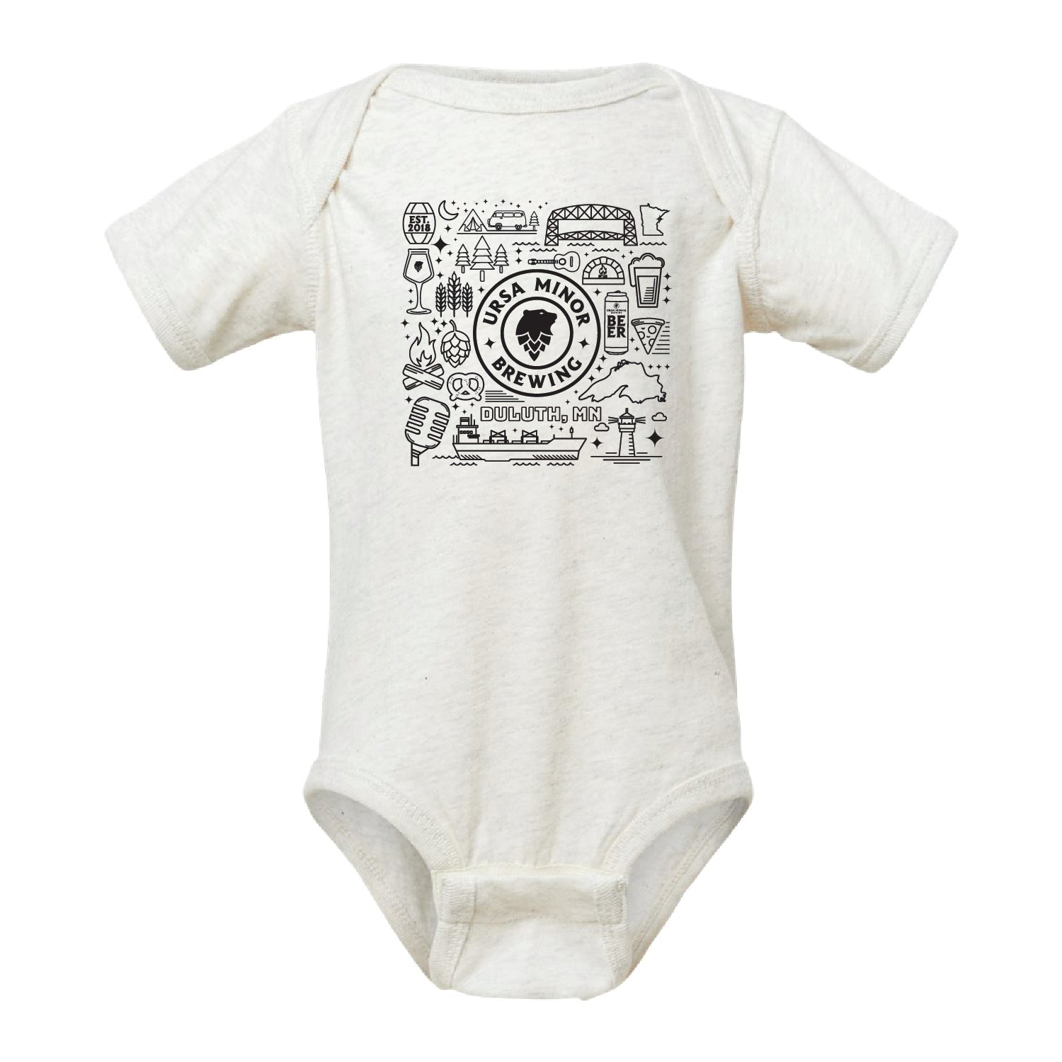 Ursa Infant Fine Jersey Bodysuit - DSP On Demand