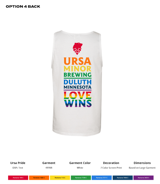 Ursa Pride Unisex Tank - DSP On Demand