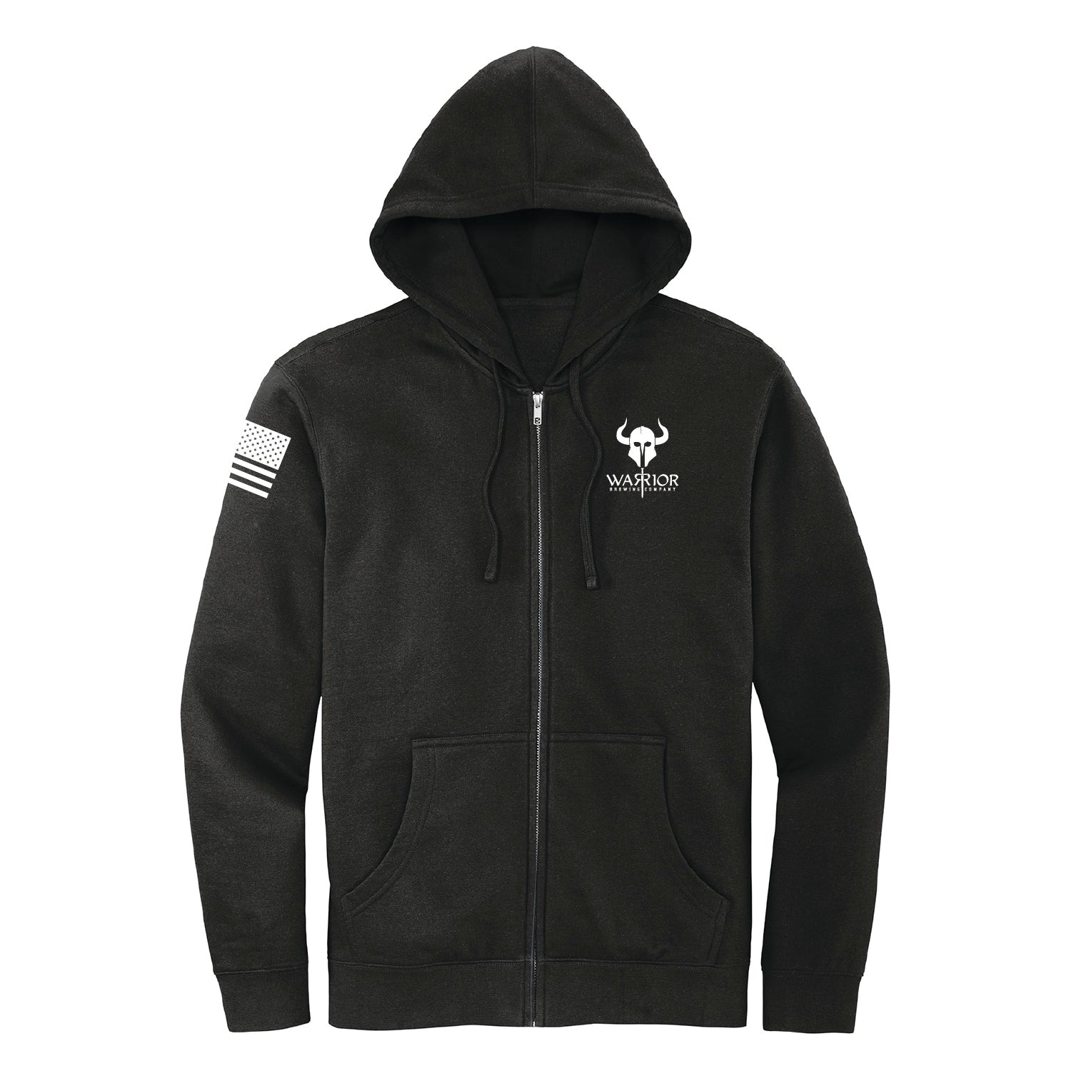 Warrior Brewing Fleece Full-Zip Hoodie - DSP On Demand