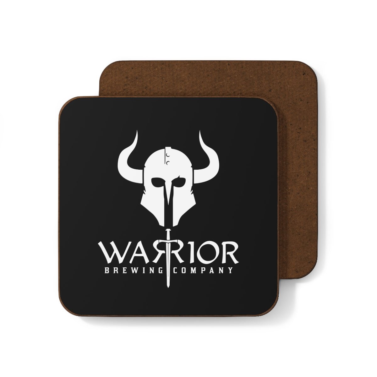 Warrior Brewing Hardboard Back Coaster - DSP On Demand