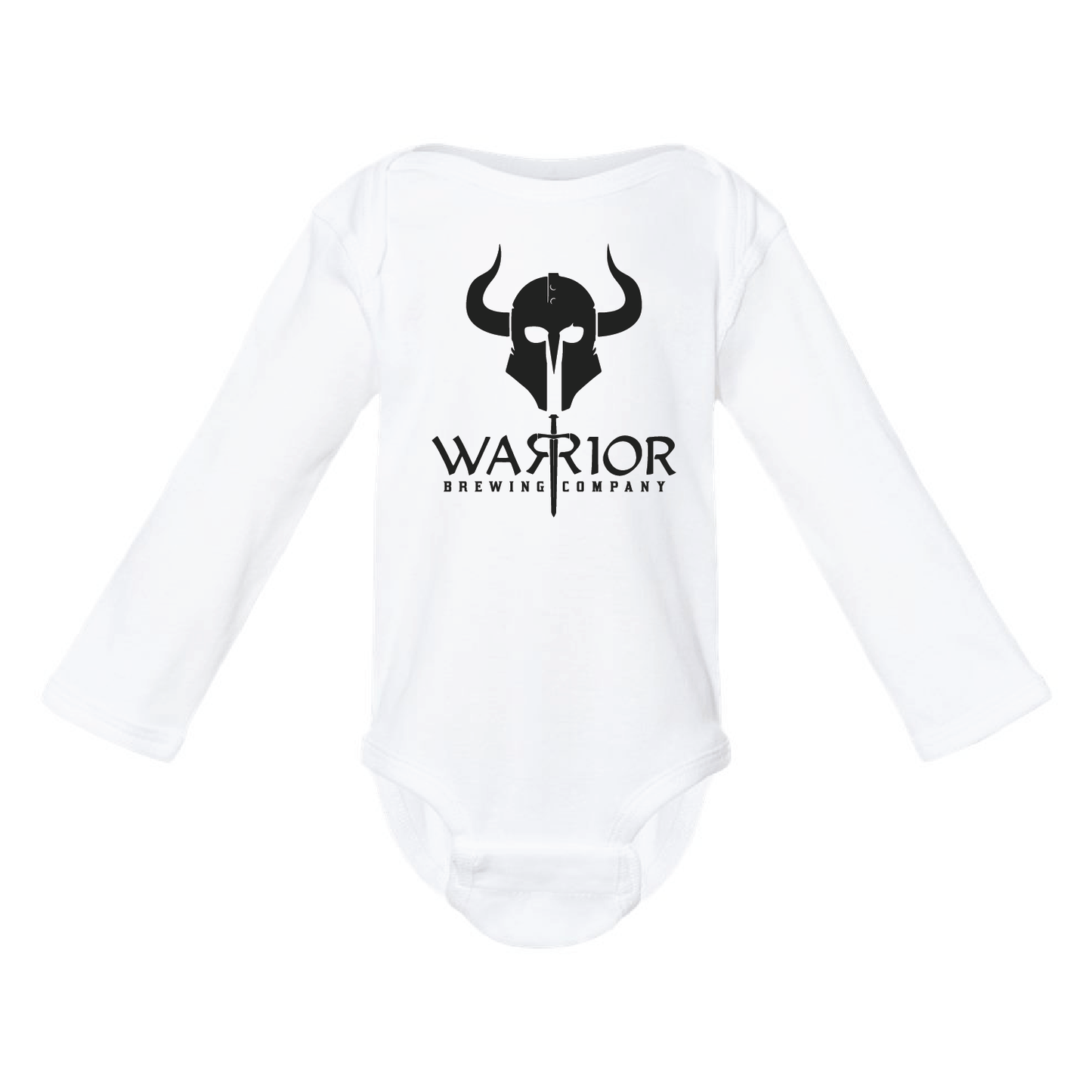 Warrior Brewing Infant Long Sleeve Baby Rib Bodysuit - DSP On Demand
