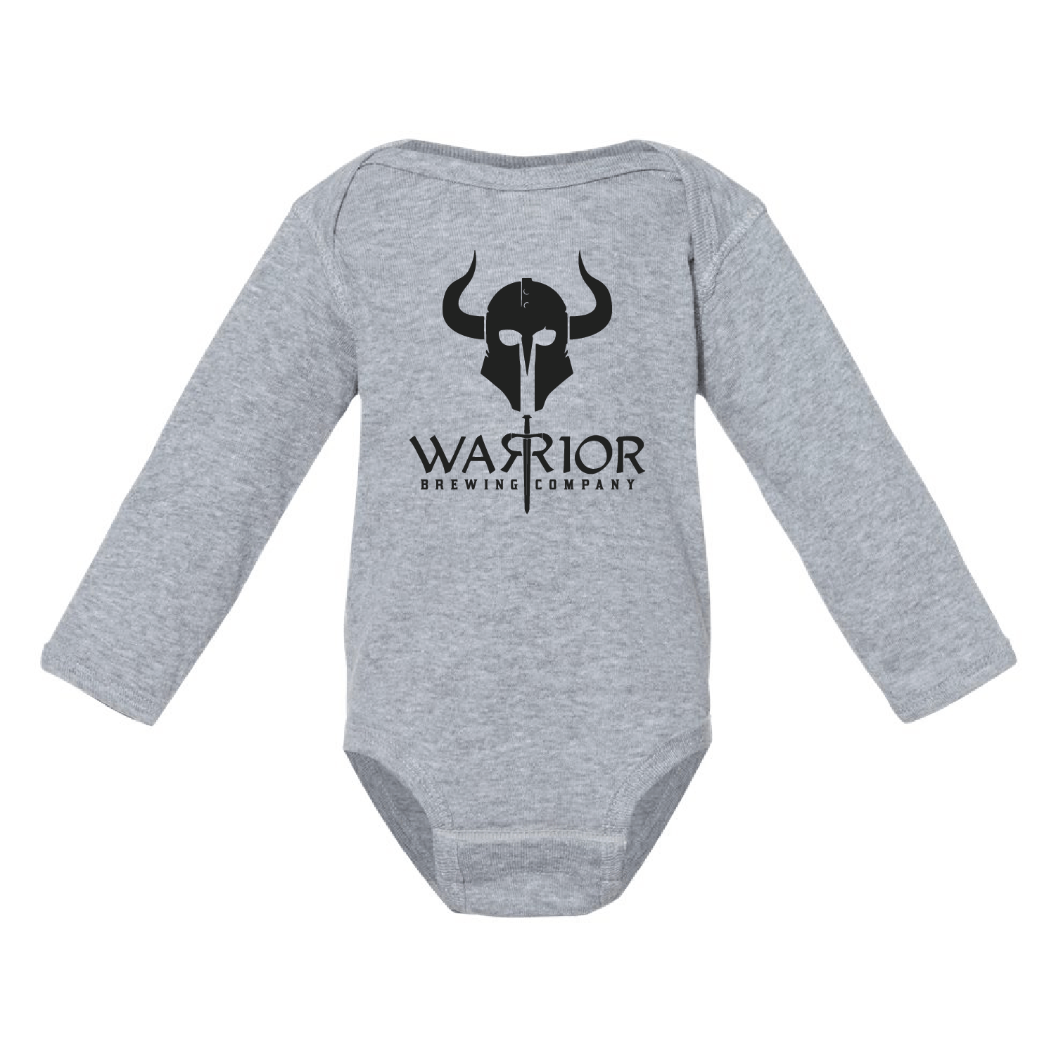 Warrior Brewing Infant Long Sleeve Baby Rib Bodysuit - DSP On Demand