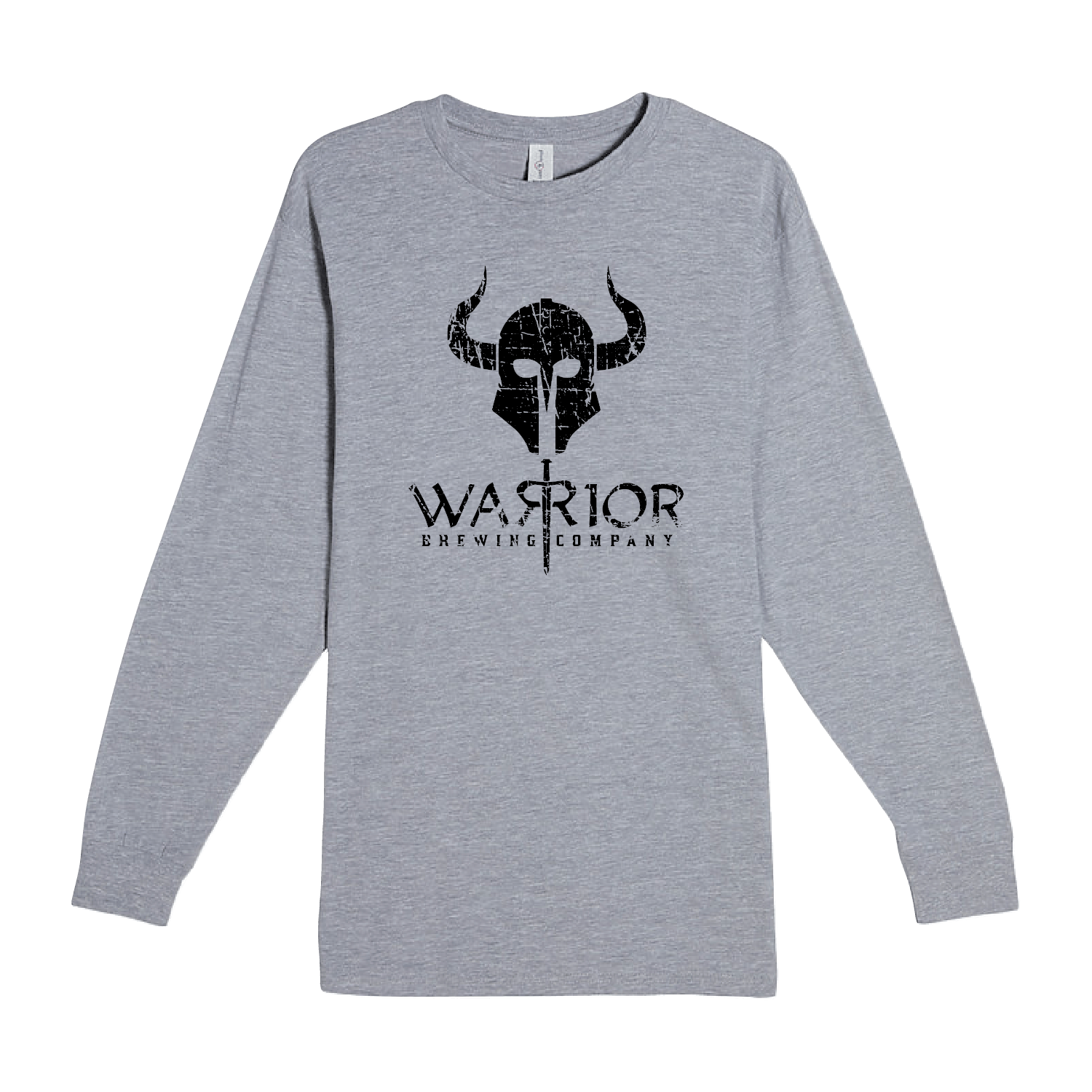 Warrior Brewing Long Sleeve Crewneck Tee - DSP On Demand