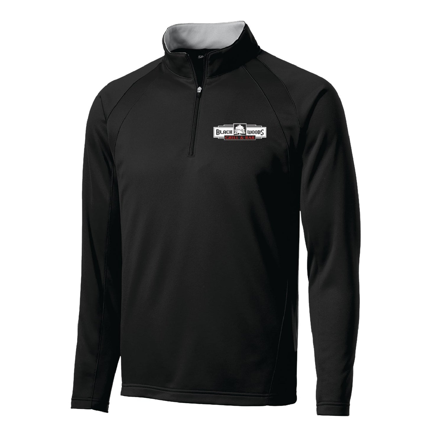Wholesale Black Woods Sport-Wick® Fleece 1/4-Zip Pullover - DSP On Demand
