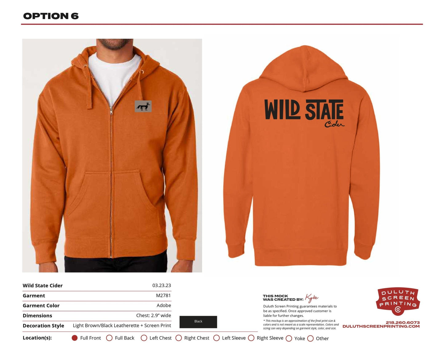 Wild State Adobe - Cotton Heritage Full-Zip Hoodie - DSP On Demand