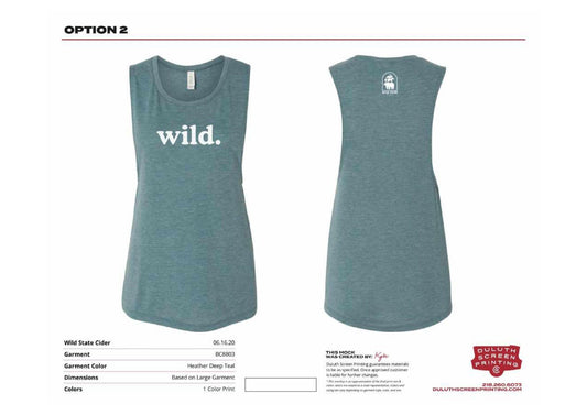 Wild State Bella+Canvas Flowy Scoop Muscle Tee - DSP On Demand