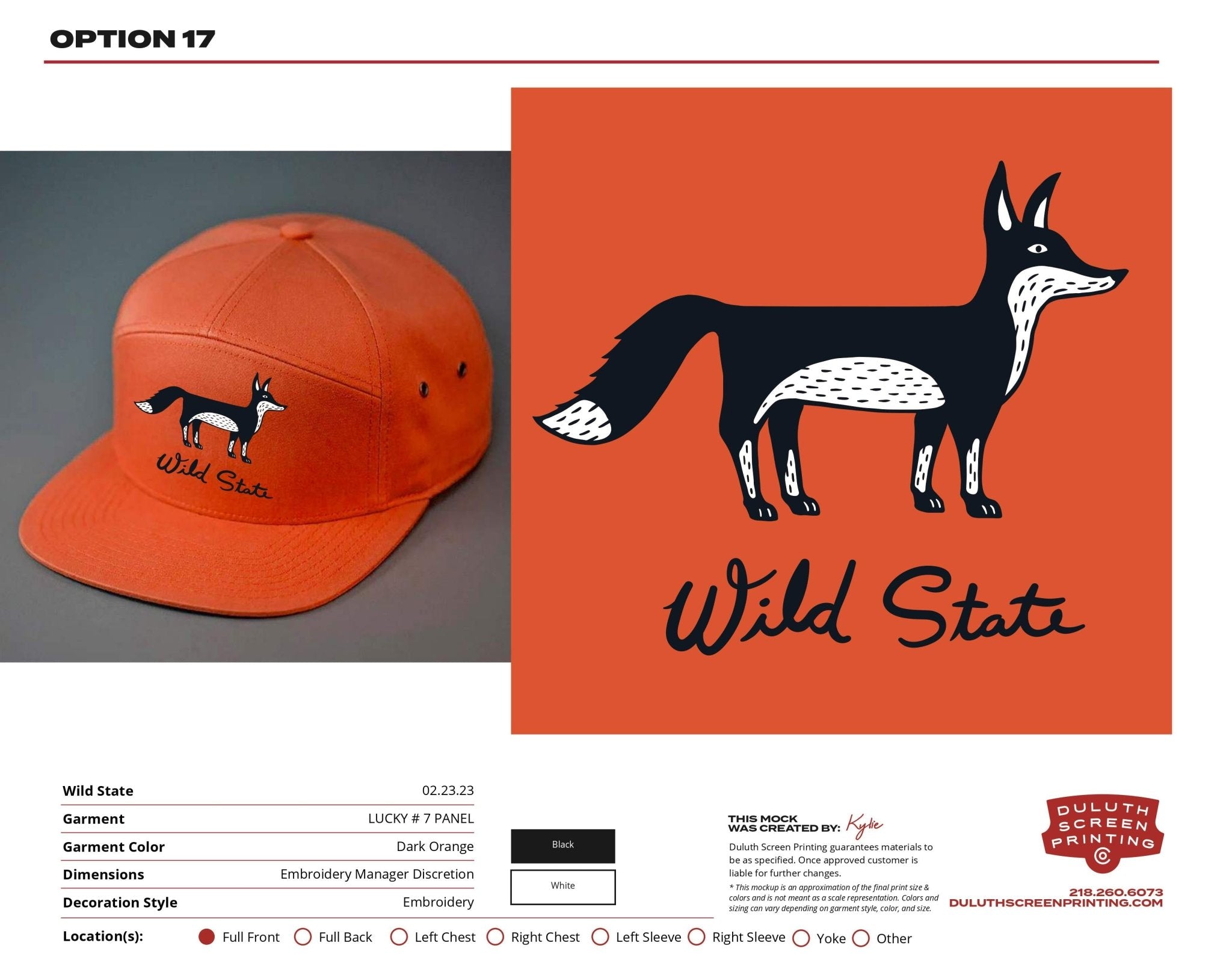 Wild State Lucky #7 Fox Cap - DSP On Demand