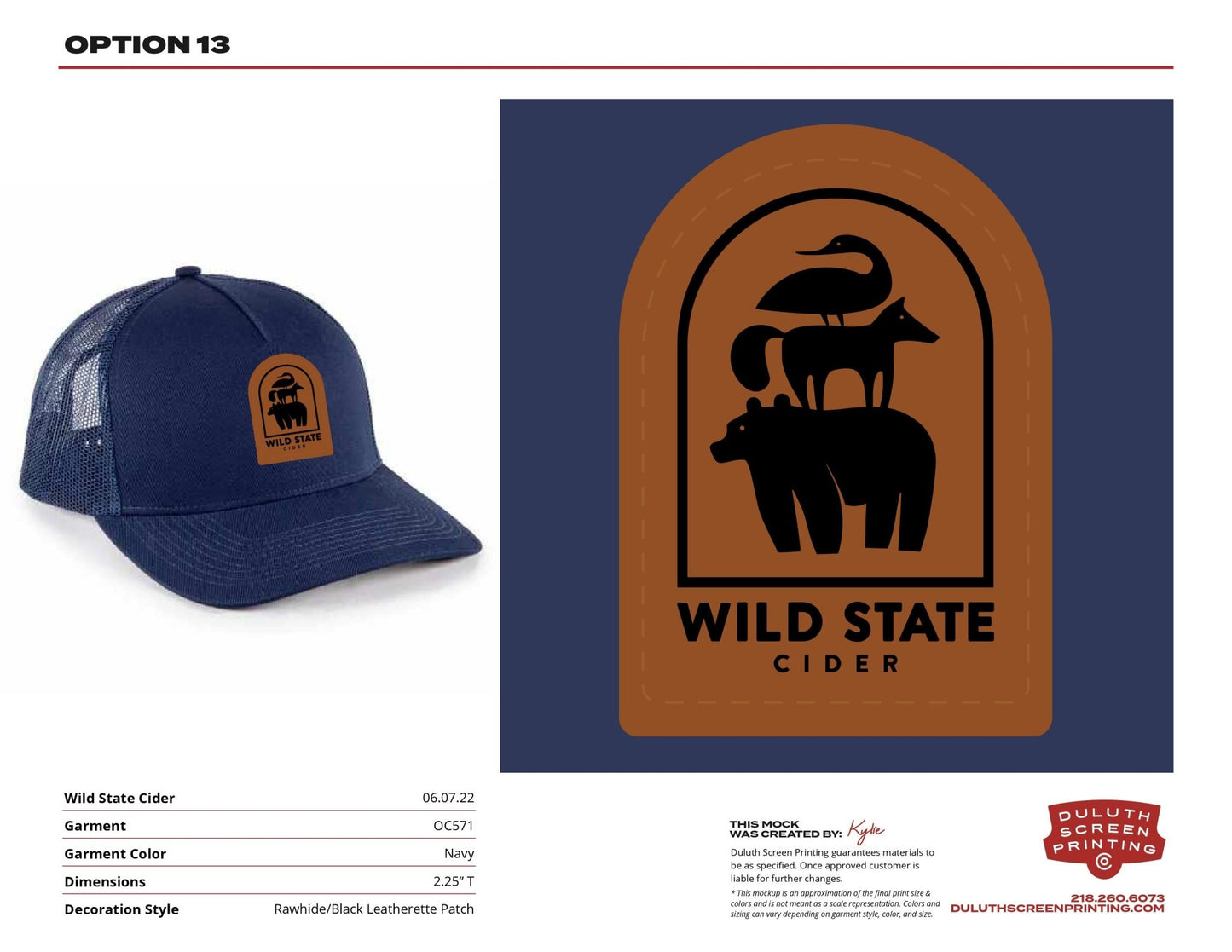 Wild State Outdoor Cap - 5 Panel Premium Trucker - Navy - DSP On Demand