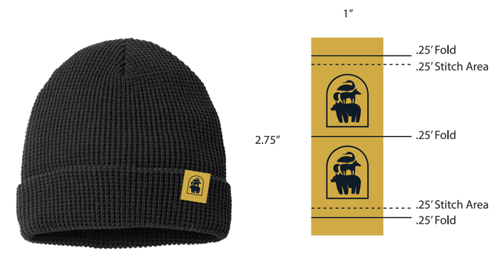 Wild State Richardson Waffle Knit Beanie W/Cuff - DSP On Demand