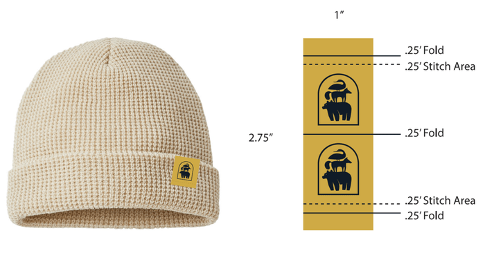 Wild State Richardson Waffle Knit Beanie W/Cuff - DSP On Demand