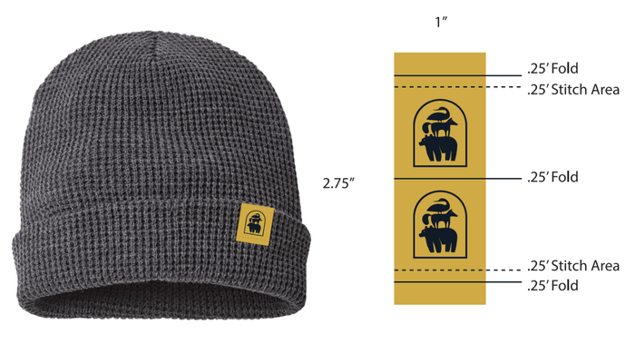 Wild State Richardson Waffle Knit Beanie W/Cuff - DSP On Demand