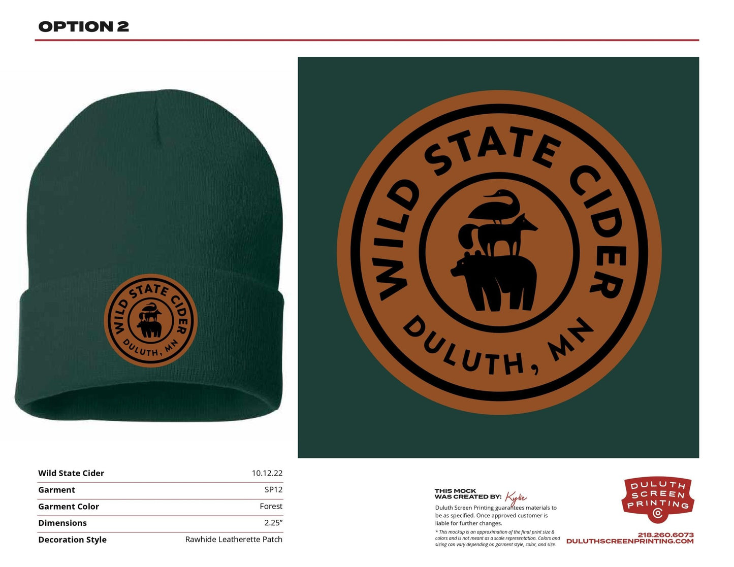 Wild State Sportsman Knit 12" Tuque - DSP On Demand