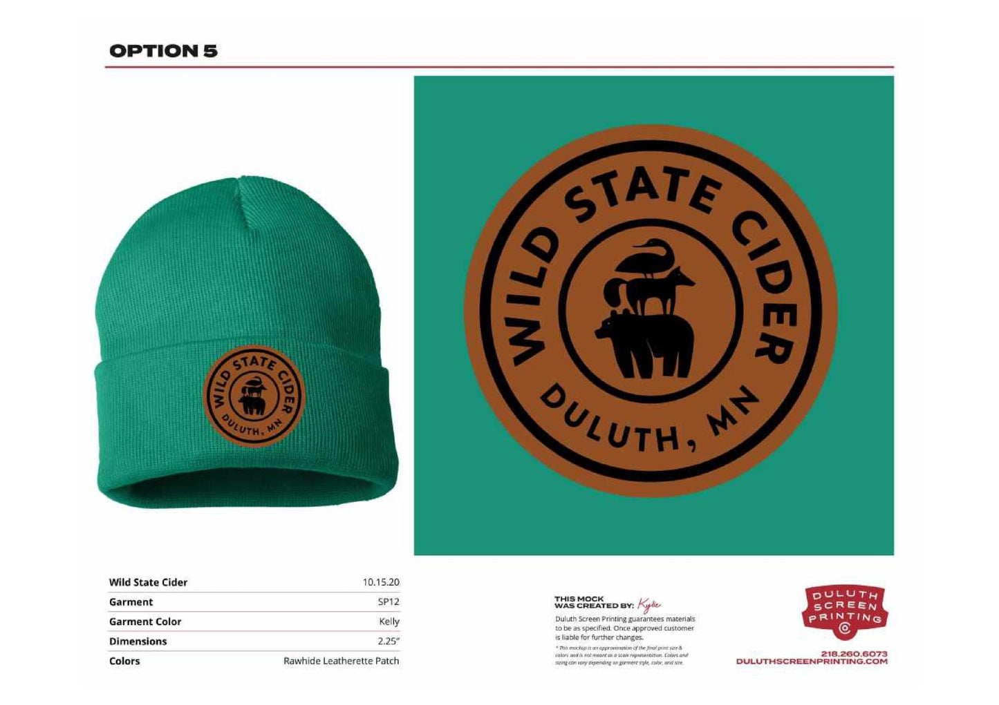 Wild State Sportsman Knit 12" Tuque - DSP On Demand
