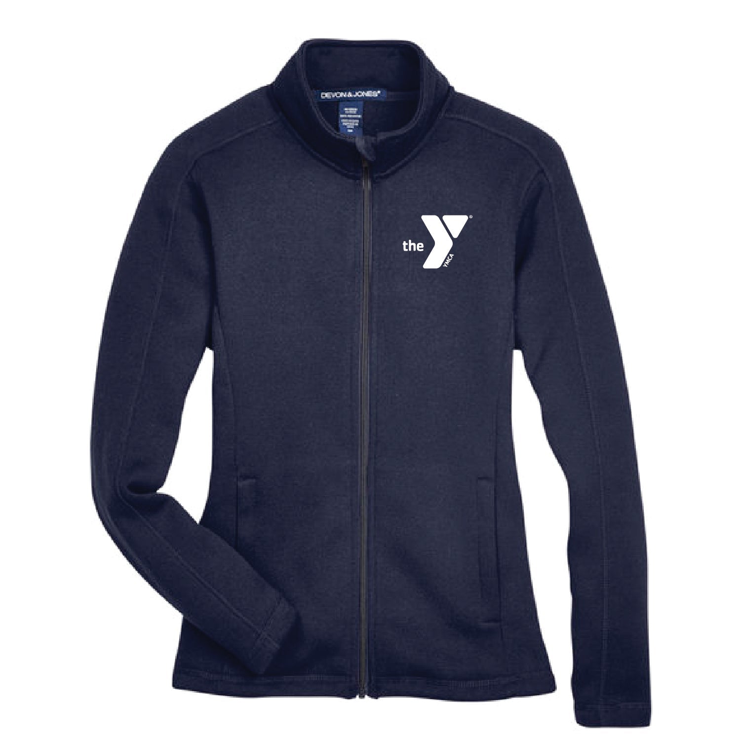 YMCA Devon & Jones Ladies' Bristol Full-Zip Sweater Fleece Jacket - DSP On Demand
