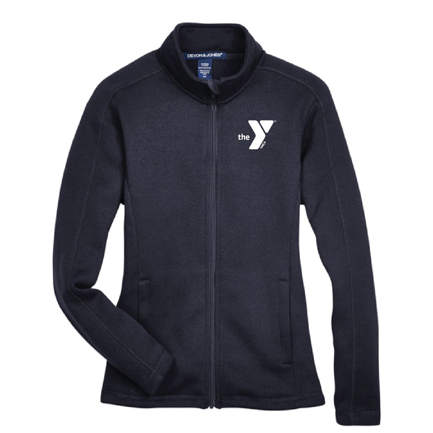 YMCA Devon & Jones Ladies' Bristol Full-Zip Sweater Fleece Jacket - DSP On Demand