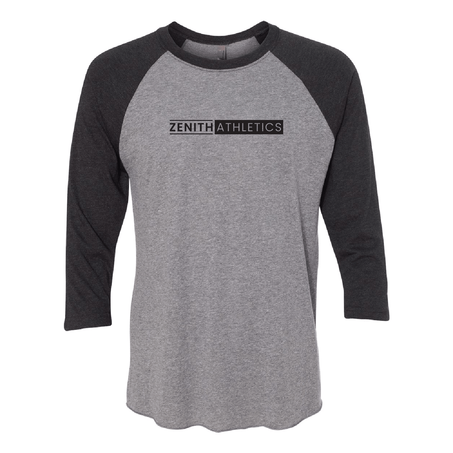 Zenith Athletics Unisex Triblend Three-Quarter Raglan T-Shirt - DSP On Demand